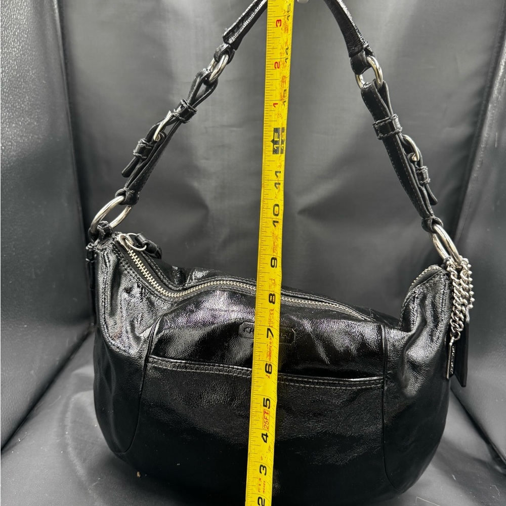 Coach Black Patent Leather Soho Shoulder Bag - Picture 5 of 13